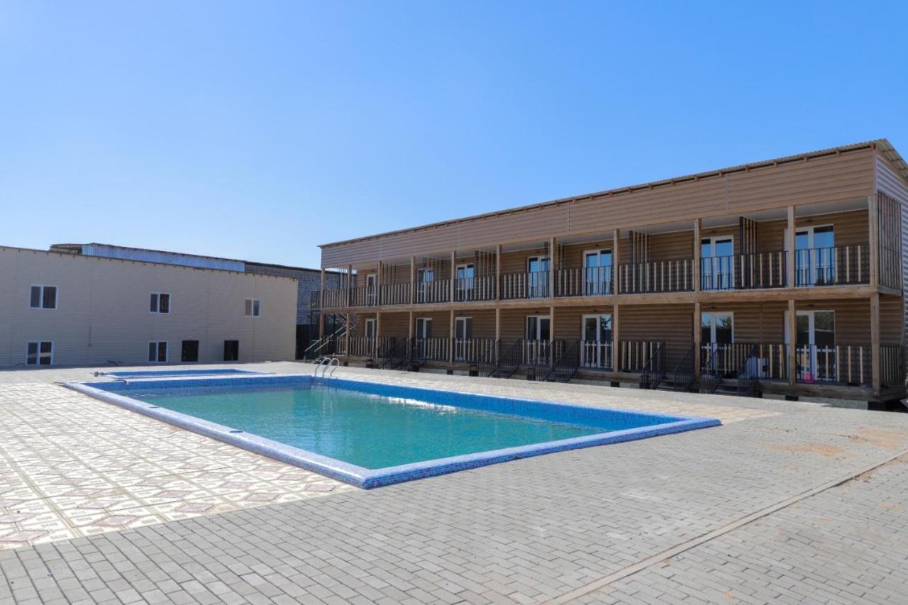 Семейная Зона Отдыха Lafa Hotel Balqash Bagian luar foto