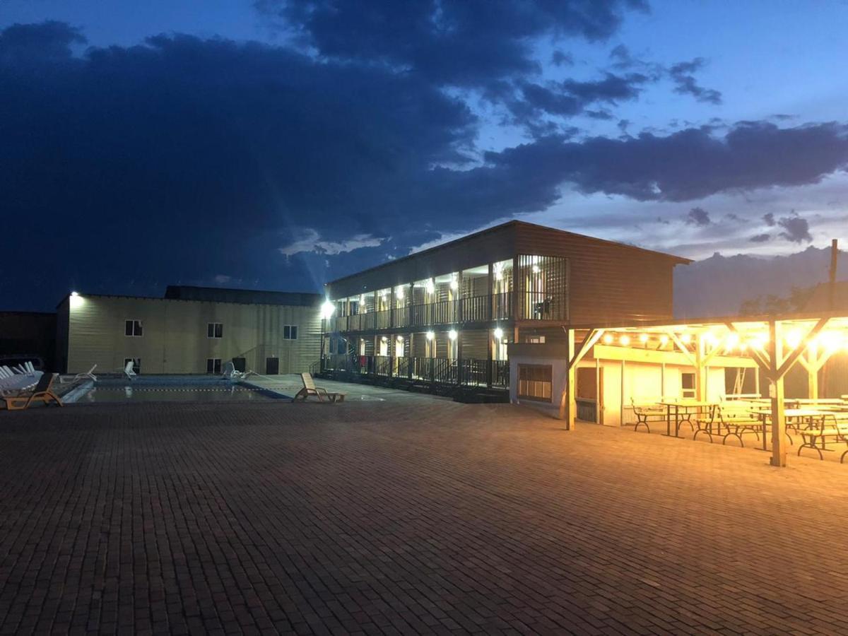 Семейная Зона Отдыха Lafa Hotel Balqash Bagian luar foto