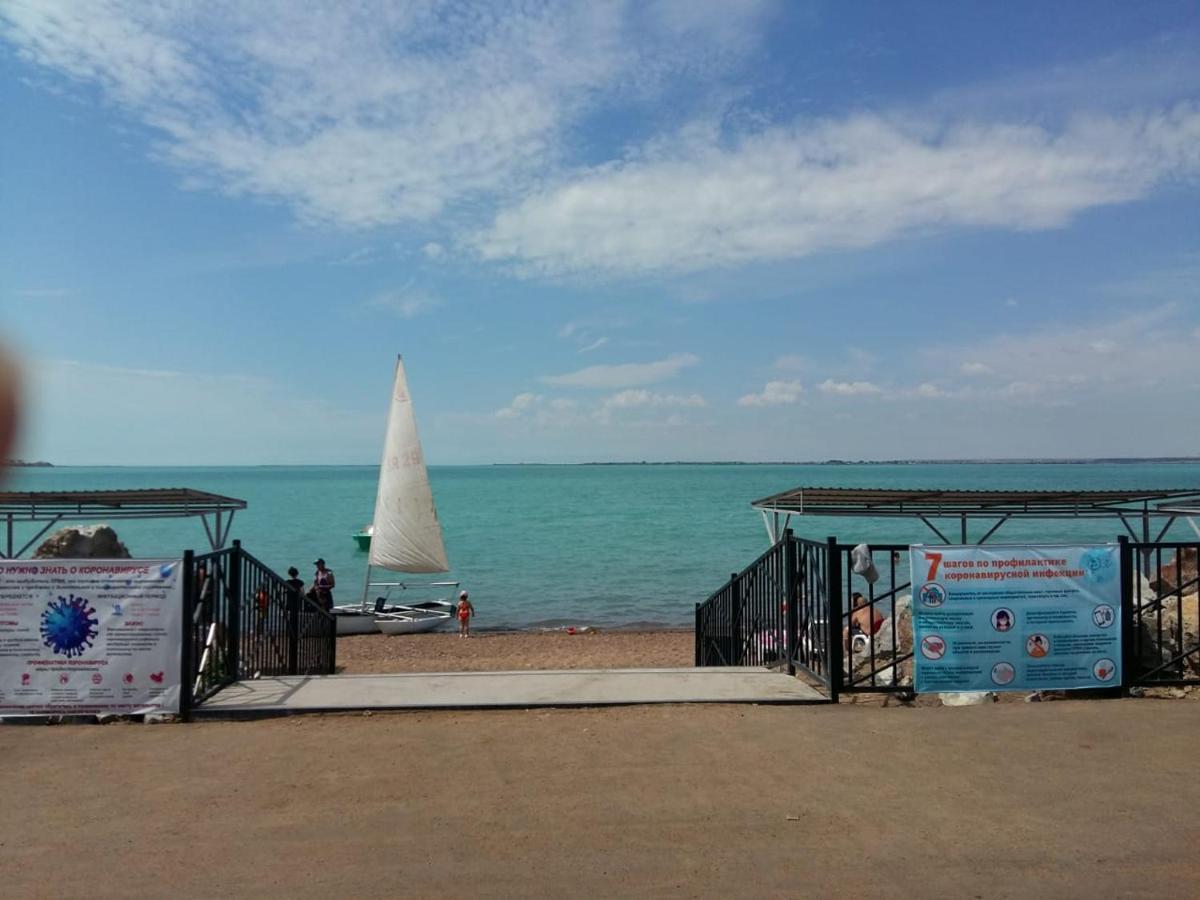 Семейная Зона Отдыха Lafa Hotel Balqash Bagian luar foto